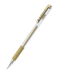 Ручка гелевая Hybrid Gel Grip 08 золотистая 0 8 мм 1 шт Pentel
