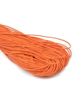 Резинка шляпная шнур круглый цвет F157 оранжевый 2 мм x 100 м Tby