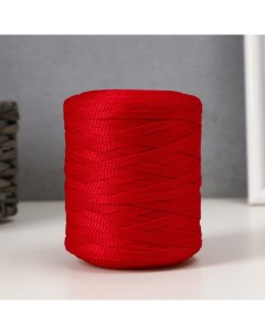 Шнур для вязания 100 полиэфир 5 мм цилиндр 180 г 140 м 27 красный Softino