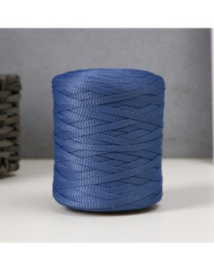Шнур для вязания 100 полиэфир 5 мм цилиндр 180 г 140 м 18 джинс Softino