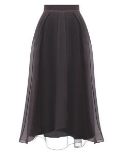 Шелковая юбка Brunello cucinelli