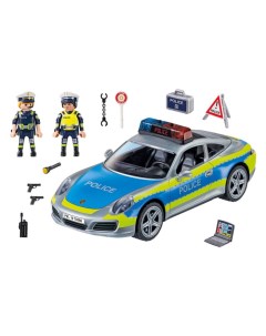 Игровой набор Porsche 911 Carrera 4S Полиция Playmobil