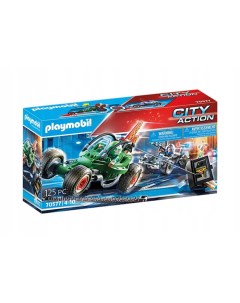Игровой набор Побег от полиции на картинге Playmobil