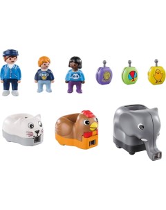 Игровой набор Поезд животных Playmobil