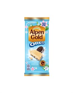 Шоколад молочный два шоколада с орео 90 г Alpen gold