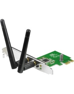 Wi Fi адаптер PCE N15 PCI E 802 11n 300Mbps Asus