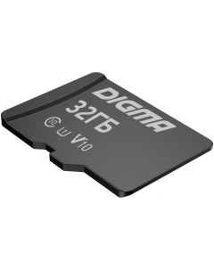Карта памяти MicroSDHC 32GB CARD10 DGFCA032A01 V10 adapter Digma