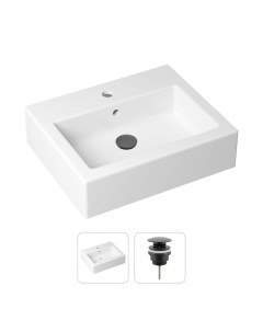 Комплект 2 в 1 Bathroom Sink 21520911 накладная фарфоровая раковина 50 см донный клапан Lavinia boho