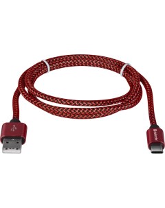 Кабель USB USB09 03T 87813 красный Defender