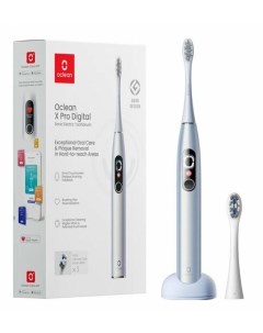 Электрическая зубная щётка X Pro Digital Y2076 серебристый C01000382 Oclean