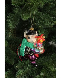 Новогодний сувенир Мышь мистер Рэт с рождественскими подарками Holiday classics