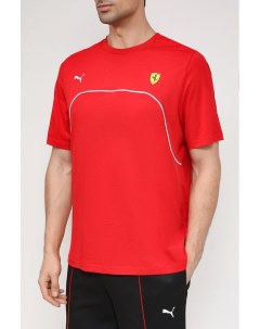 Хлопковая футболка Ferrari Race Puma