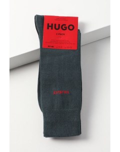 Набор из двух пар классических носков с логотипом бренда Hugo