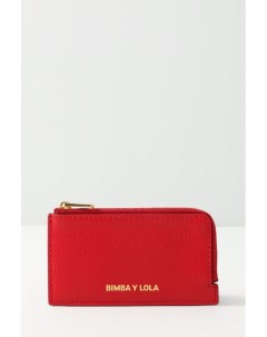 Кожаный кошелек с логотипом бренда Bimba y lola