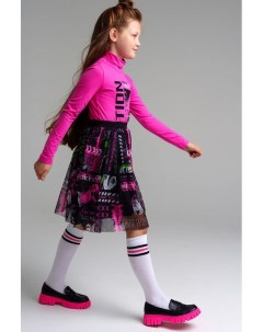 Хлопковая юбка на эластичном поясе Playtoday