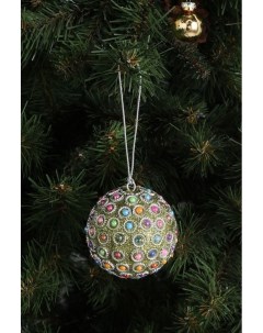 Новогоднее украшение шар с бисером Karlsbach