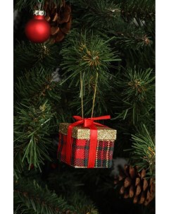 Новогоднее украшение Подарочная коробка 4 см в ассортименте Goodwill