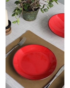 Фарфоровая плоская тарелка Porland