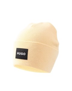 Шапка с отворотом и логотипом бренда Hugo
