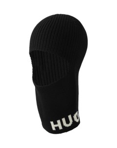 Шерстяная балаклава с контрастным логотипом Hugo