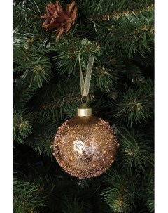 Стеклянный елочный шар Золотые капли Holiday classics