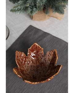 Фарфоровая декоративная пиала Leaf Coincasa