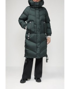 Пальто утепленное с объемным капюшоном Rinascimento