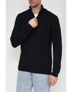 Шерстяной пуловер с воротником на молнии Cinque