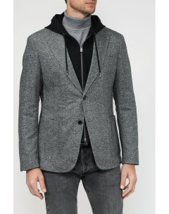 Шерстяной пиджак с карманами Boss