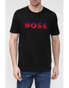 Хлопковая футболка Boss