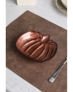 Стеклянная сервировочная тарелка Pumpkin Coincasa