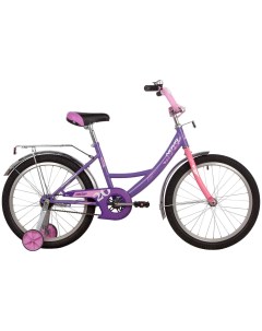 Велосипед 20 VECTOR фиолетовый защита А тип тормоз нож крылья и багажник хром 203VECTOR LC22 Novatrack