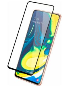 Защитное стекло для Samsung Galaxy A80 Full Screen 3D черный Mobility