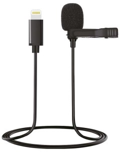 Микрофон петличный MMI 2 с разъемом Lightning черный Mobility