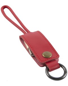 Кабель брелок USB Type C 25 см красный Mobility