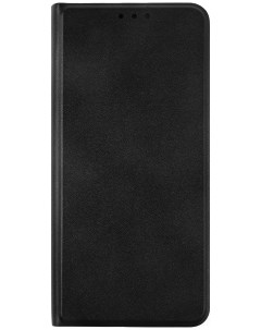 Чехол книжка с застежкой на магнитах для Samsung Galaxy A41 черный Red line