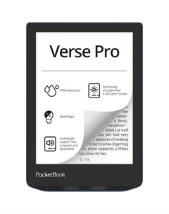 Электронная книга 634 Verse Pro Azure PB634 A WW Pocketbook