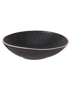 Тарелка суповая Pottery black Черный 22 Ogogo