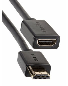 Кабель удлинитель HDMI 19M HDMI 19F v2 0 4K экранированный 5 м черный TCG235MF 5M Telecom