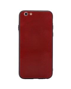 Чехол накладка Glass Azur stone series для смартфона Apple iPhone 6 Plus 6S Plus красный Nxe