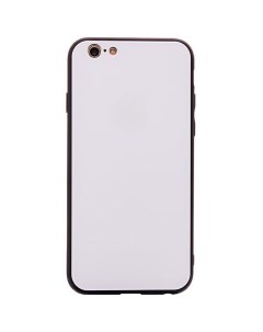 Чехол накладка Glass Azur stone series для смартфона Apple iPhone 6 Plus 6S Plus белый Nxe