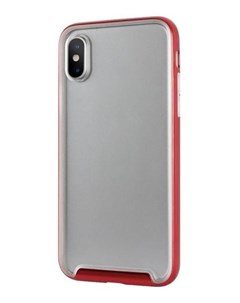 Чехол накладка Defense Case для смартфона Apple iPhone Х TPU поликарбонат красный HRD800103 Hardiz