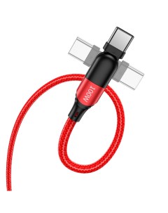 Кабель USB Type C USB Type C поворотный 5A 1 5м красный orbit U100 HC 47952 Hoco