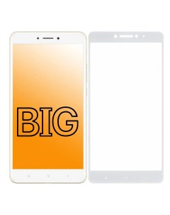 Защитное стекло для Xiaomi Mi Max 2 с белой рамкой Big