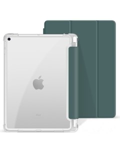 Мягкий ТПУ чехол для iPad 10 2 7th 8th 9th Gen Dark Green Пианел