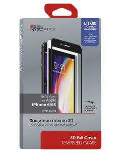 Защитное стекло для Apple iPhone 6 iPhone 6S White IS TG IPHO6S3DW UA3B201 Interstep