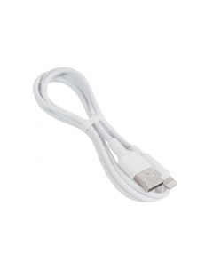 Дата кабель USB Lightning 1 м белый Nobrand