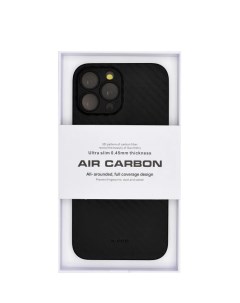 Чехол для iPhone 15 Pro Air Carbon Черный Kzdoo