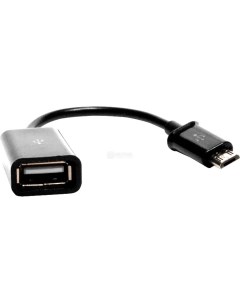 OTG кабель IQ SDC01 OEM USB micro USB 0 1 м черный Iqfuture