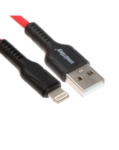 Кабель S21 USB Lightning 1 м красный Smartbuy